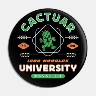 Cactuar Running Club University Pin