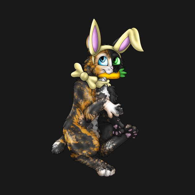 Bobtail BunnyCat: Chimera (Yellow) by spyroid101