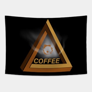 Coffee Stains in Triangle Tapestry