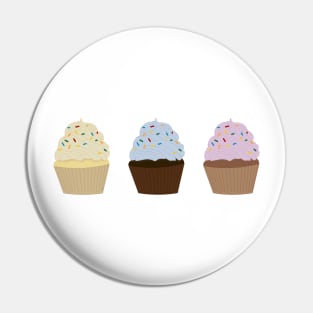 3 Cupcakes Pack Pin