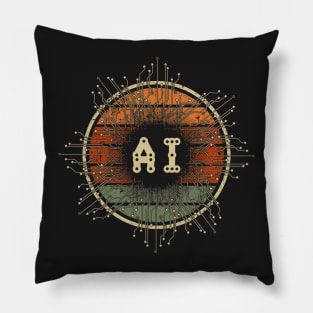 Artificial Intelligence Sarcastic Funny Quotes for geek Pillow