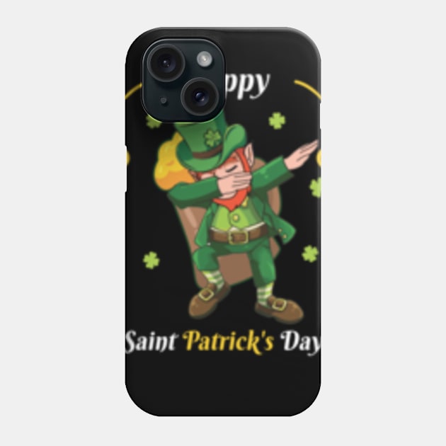 Dabbing St patricks day Phone Case by abder