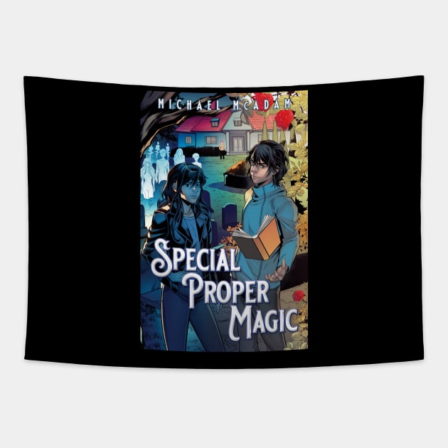 Special Proper Magic cover Tapestry by Twogargs