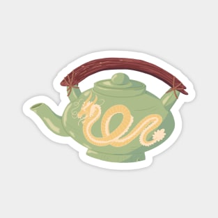 Dragon Tea Pot Magnet