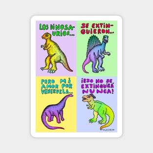 Venezuelan Dinos Magnet