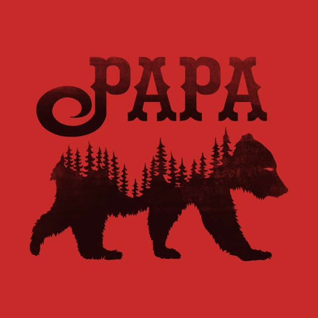 Papa Bear (Black) by HammerApparel