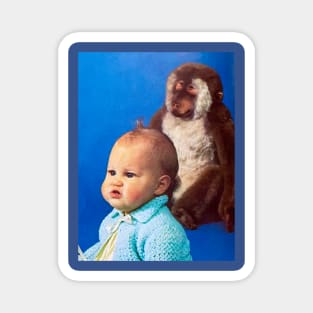 Baby & Baboon Magnet