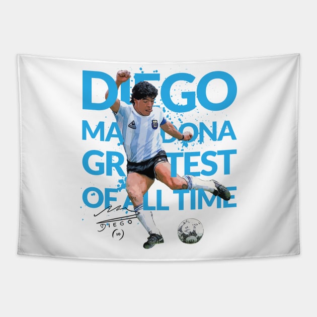 Maradona Tapestry by Juantamad