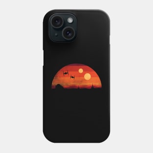 Tatooine - double suns double fighters Phone Case