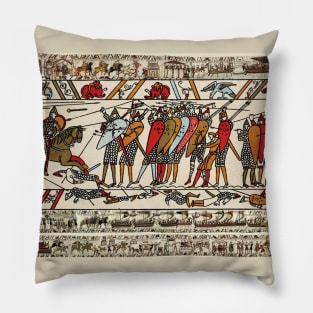 THE BAYEUX TAPESTRY ,BATTLE OF HASTINGS ,NORMAN KNIGHTS Pillow