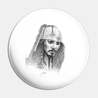 Johnny Depp Captain Jack Sparrow Pin