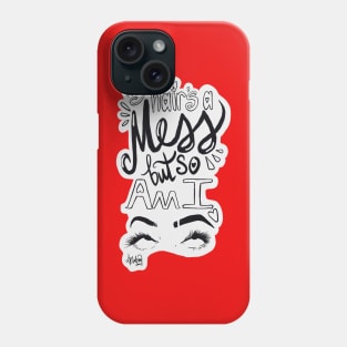 Messy Hair Phone Case