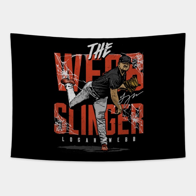 Logan Webb San Francisco Webb Slinger Tapestry by Jesse Gorrell