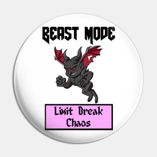 Beast Mode Vincent Valentine Limit Break Chaos Pin