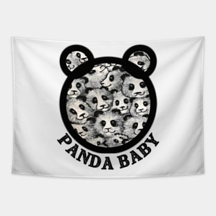 Panda Baby Panda Bear Tapestry