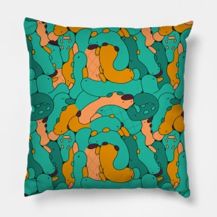 Colorful Platypus Cuddle Party Pillow