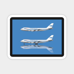 SAS Scandinavian 747-228 Magnet