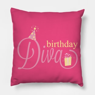 Birthday Diva Pillow