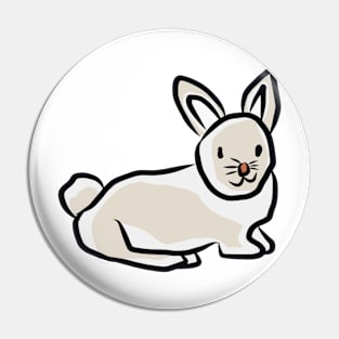 Winter Rabbit individual sticker Pin