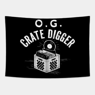 O.G. Crate Digger design Tapestry