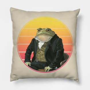 Vaporwave Colonel Toad Pillow