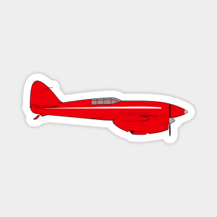 de Havilland DH.88 Comet - Grosvenor House - Classic Air Race Airplane Magnet