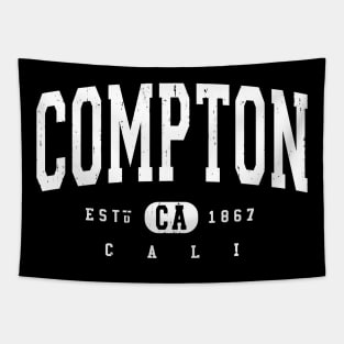 Compton Cali arched distressed vintage souvenir Tapestry