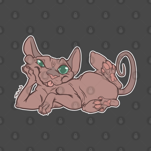 Posing Sphynx Cat by TaksArt