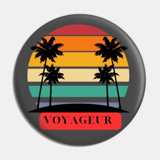 Black and Colorful Dark Retro Pin