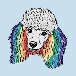 Rainbow Poodle T-Shirt