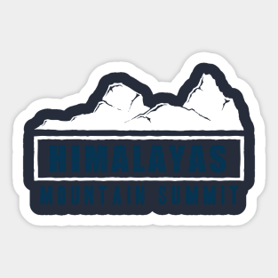 Himalayas Stickers Teepublic