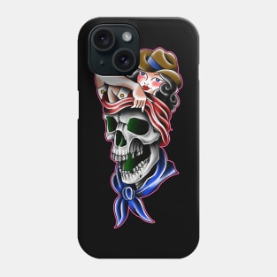 Cowgirl flashing death Phone Case