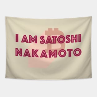 I Am Satoshi Nakamoto Tapestry