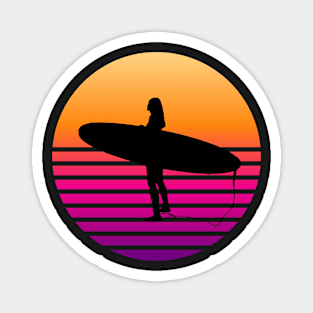 SUNSET SURFING WAHINI Magnet