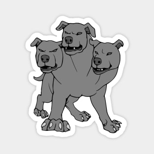 Three-Headed Dog Cerberus Magnet