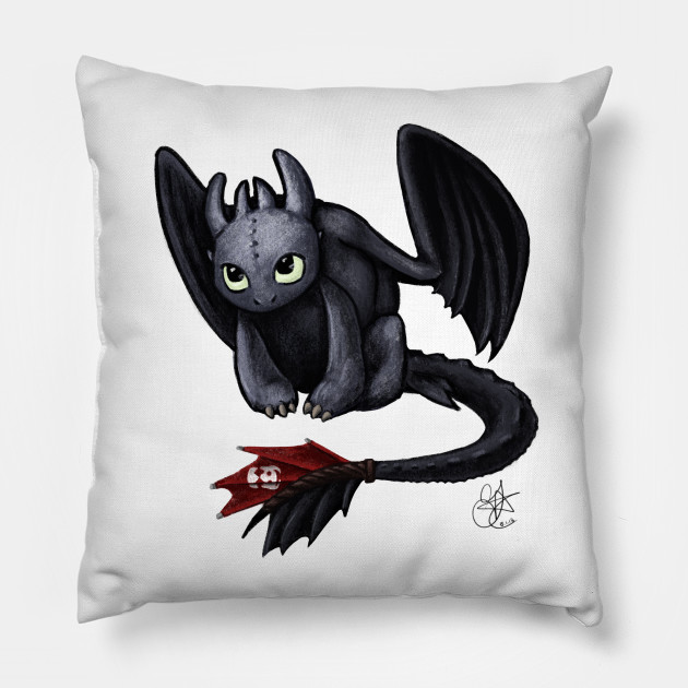 toothless dragon pillow