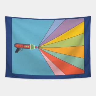 Retro Ray Gun Tapestry