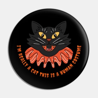 I'm really A Cat This Is A Costume Pin
