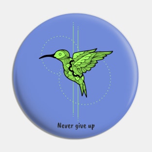 Humming Bird Pin