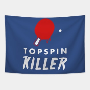 Topspin Killer (white) Tapestry