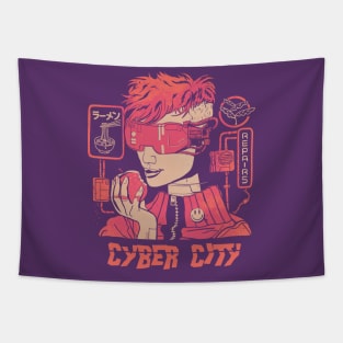 Cyber City Tapestry