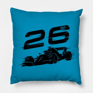 We Race On! 26 [Black] Pillow