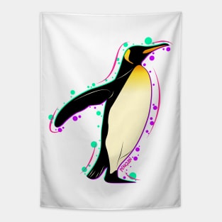 bubbly penguin Tapestry