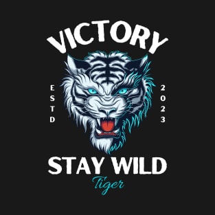 Stay wild, tiger face, big cat T-Shirt