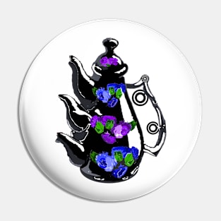 Topsy turvy teapot Pin