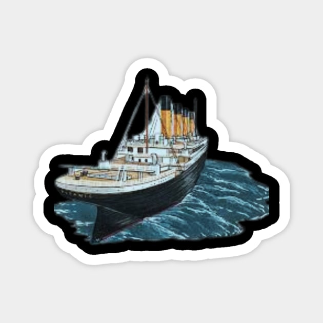 H.M.S. Titanic Magnet by unique designs uk