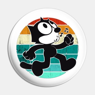 Felix The Cat Retro Pin