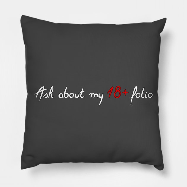 Ask about my 18+ folio Pillow by DuskEyesDesigns