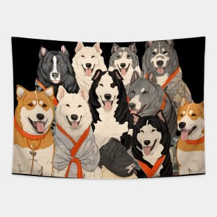 Japanese Dogs: For Dog Lovers Tapestry