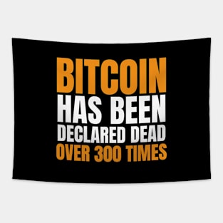 Bitcoin Has Been Declared Dead Over 300 Times. Funny Bitcoin Tapestry